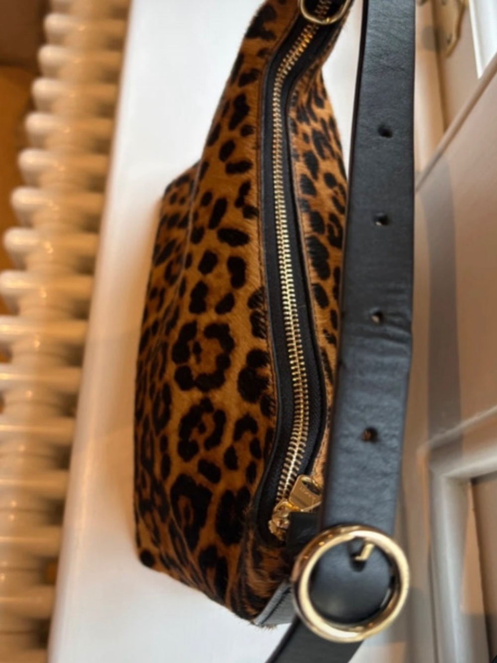 ARKET leopard print pony hair bag - Picture 3 of 5